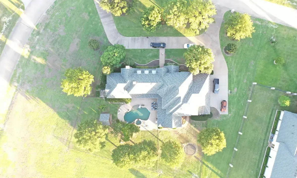 New shingle roof installation on a home in Spotsylvania Courthouse